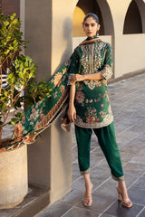 Printed Embroidered Lawn'25 - VELINA-01-UNS - Z-1327