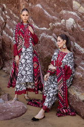 Printed Embroidered Lawn'26 - ASNA-DESIGN-3 - Z-1553