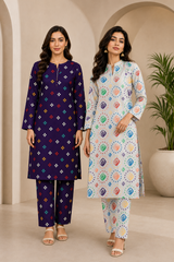 Printed 2-Piece Bundle Deal – Set 01 (2 Suits) - Z-1659