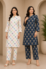 Printed 2-Piece Bundle Deal – Set 07 (2 Suits) - Z-1665