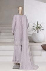 SADABAHAR Luxury Embroidered Chiffon Gharara Suit – Ready to Wear - Z-10005