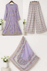 Printed & Embroidered Summer Lawn'26 MPT-3009-B - Z-1708