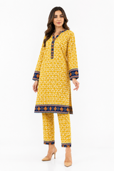 Premium Printed Pure AirJet Lawn 2 Piece Suit | Shirt & Trouser - Z-1684