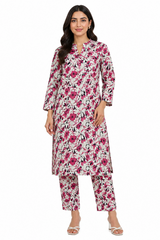 Premium Printed Pure AirJet Lawn 2 Piece Suit | Shirt & Trouser - Z-1688