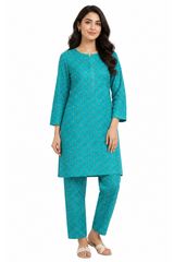 Premium Printed Pure AirJet Lawn 2 Piece Suit | Shirt & Trouser - Z-1697