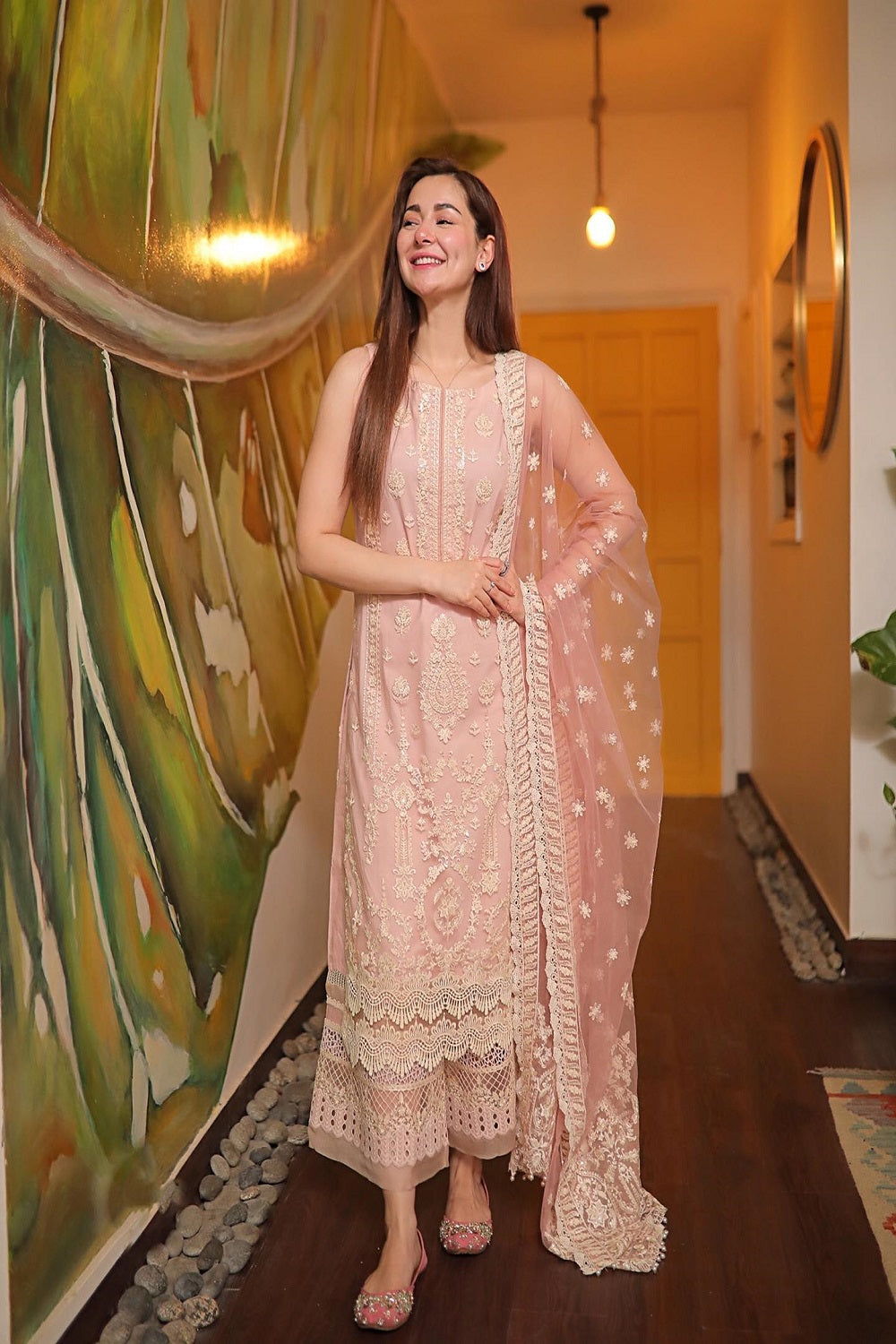 Skin Embroidered Luxury Lawn'24 - Leen - Z-507