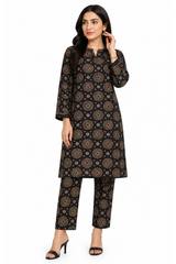 Premium Printed Pure AirJet Lawn 2 Piece Suit | Shirt & Trouser - Z-1705