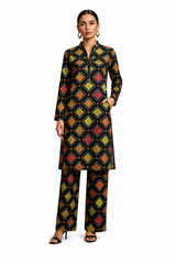Premium Printed Pure AirJet Lawn 2 Piece Suit | Shirt & Trouser - Z-1671