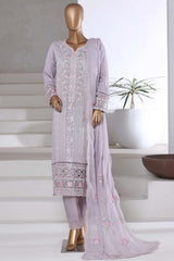 SADABAHAR Luxury Embroidered Chiffon Suit – Ready to Wear - Z-10017