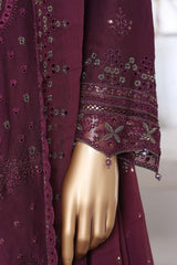 SADABAHAR Luxury Embroidered Chiffon Gharara Suit  – Ready to Wear - Z-10018