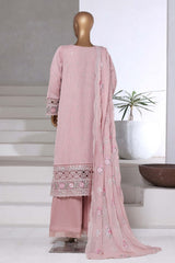 SADABAHAR Luxury Embroidered Chiffon Suit – Ready to Wear - Z-10015