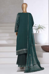 SADABAHAR Luxury Embroidered Chiffon Suit – Ready to Wear - Z-10014