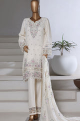 SADABAHAR Luxury Embroidered Chiffon Suit – Ready to Wear - Z-10012
