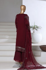 SADABAHAR Luxury Embroidered Chiffon Suit – Ready to Wear - Z-10010