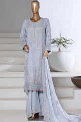 SADABAHAR Luxury Embroidered Chiffon Suit – Ready to Wear - Z-10009
