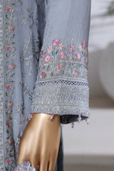 SADABAHAR Luxury Embroidered Chiffon Suit – Ready to Wear - Z-10009