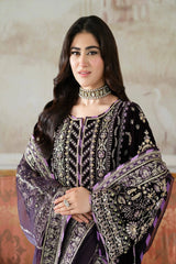 Aneelas Luxury Velvet Embroidered Formal - VT-01 - Z-1438