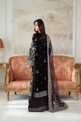 Aneelas Luxury Velvet Embroidered Formal - VT-01 - Z-1438