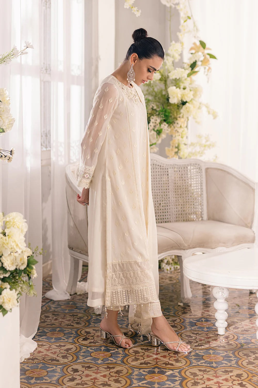 Offwhite | Ensembles Embroidered Formals | Angelic Frost | Z-895