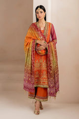 Wedding SF-706 Luxury Embroidered Chiffon Edit'26 - Z-1748