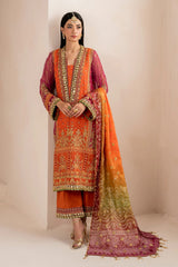 Wedding SF-706 Luxury Embroidered Chiffon Edit'26 - Z-1748