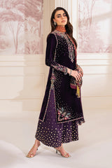 EMBROIDERED VELVET FORMAL UF-748 - Z-1083