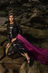 FLOW BY CRIMSON Chikankari Lawn'25 Bloom Bold - D4 B - Z-1259