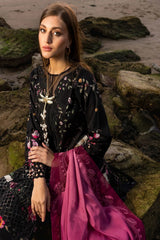 FLOW BY CRIMSON Chikankari Lawn'25 Bloom Bold - D4 B - Z-1259