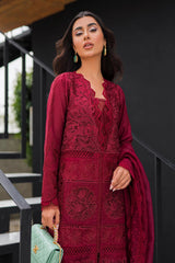 Summer Luxury Pret' Rouge - Chikankari Lawn - Z-632