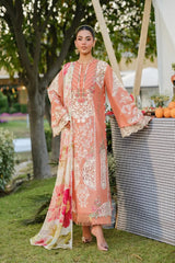 Premium Luxury Embroidered Lawn Edition' 26 - ELH-5A AUTUMN DREAM - Z-1551