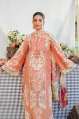 Premium Luxury Embroidered Lawn Edition' 26 - ELH-5A AUTUMN DREAM - Z-1551