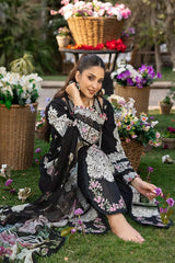 Premium Luxury Lawn Edition' 25 - ELM-04 MAHJABEEN - Z-1220