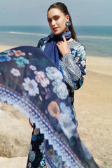 Farasha Aurea Eid Summer Lawn'25 D-13 Floral Blush - Z-1419