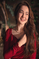 Hania Amir EVIA Luxury Wedding Chiffon Saree - Z-1422