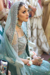 Sea Blue Luxury Festive Collection'25  SAAHIL - Z-1001