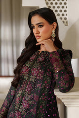 Black Printed & Embroidered Formal Collection - UE-537 - Z-1580