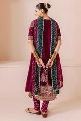 Luxury Embroidered Velvet Formal CVF D-02 - Z-1411