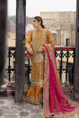 Mustard SAGAR KINARE Wedding Festive'25 - KESARI - Z-525