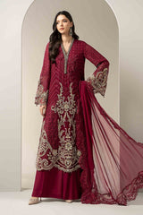 Mbroidered Wedding Chiffon ’25 – BDS-3003 - Premium Bridal & Formal Dress - Z-1342