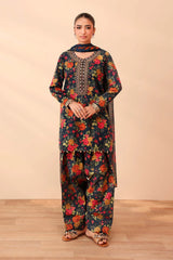 Printed Embroidered Lawn Edition'25 - PF-63 - Z-1471
