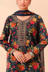 Printed Embroidered Lawn Edition'25 - PF-63 - Z-1471