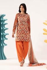Printed & Embroidered Summer Lawn'26 MPS-3003-A - Z-1756