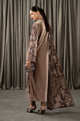 Winter LUXE Luxury Embroidered Velvet Suit | WLS-1303 - Z-1809