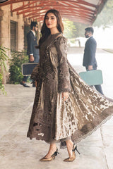 Winter LUXE Luxury Embroidered Velvet Suit | DL-1201 - Z-1506