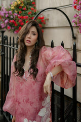 Maira Khan TWILA Luxury Contemporary Floral Sheesha Silk - Z-1791