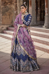 Blue Luxury Wedding Festive'24 - Shahtaj - Z-971