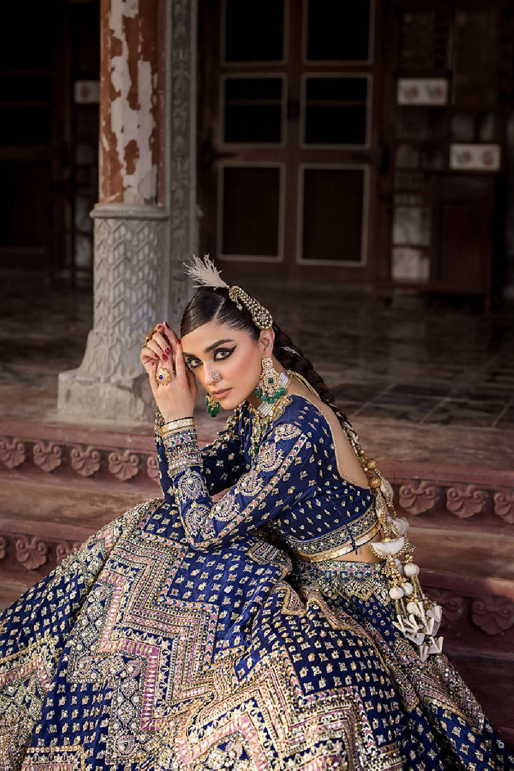 Blue Luxury Wedding Festive'24 - Shahtaj - Z-971