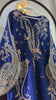 Luxury Floral Embroidered Kaftan – Pure Viscose Raw Silk | Ready to Wear - Z-1801