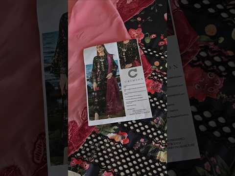 FLOW BY CRIMSON Chikankari Lawn'25 Bloom Bold - D4 B - Z-1259
