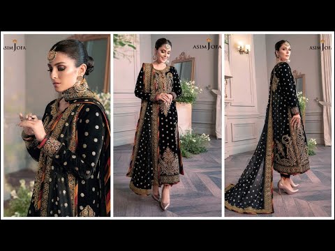 Black Formal - The Ayeza Edit - Royal Velvet Collection - AJAM-02 - Z-631